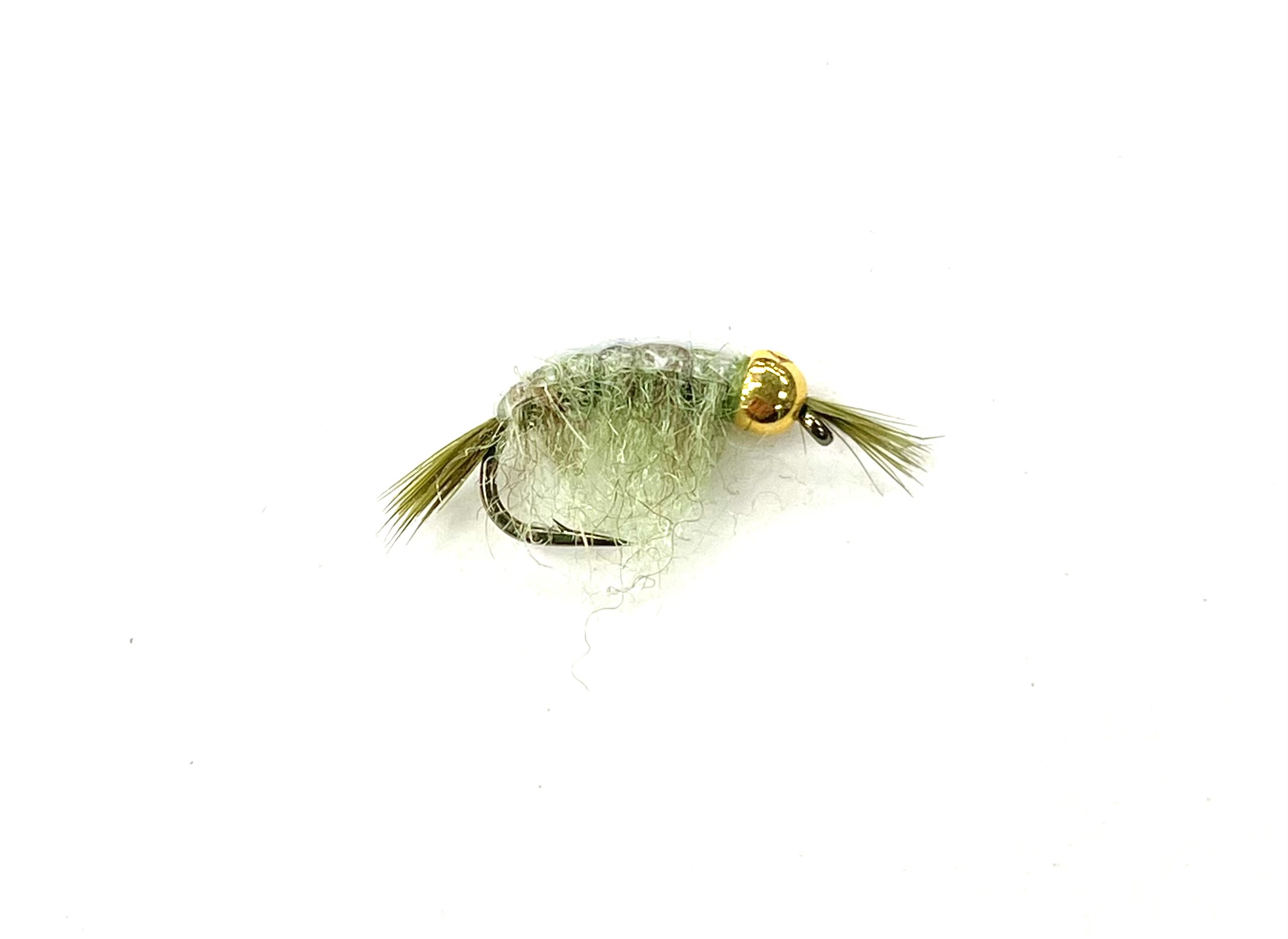 Black's Flies Gold Bead Scud - Brown/Olive - Size 10